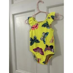 Tea Collection 18 - 24 Month Yellow Butterfly One piece Swimsuit
